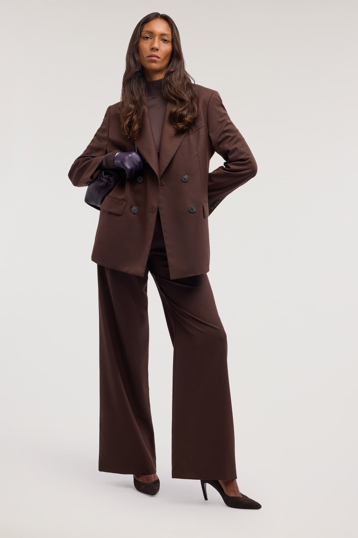 Pantalone palazzo in misto lana 3|15e412063e3a968531e139ca1d56f40b8fd7d14076461f44d4b8508cbb9498de