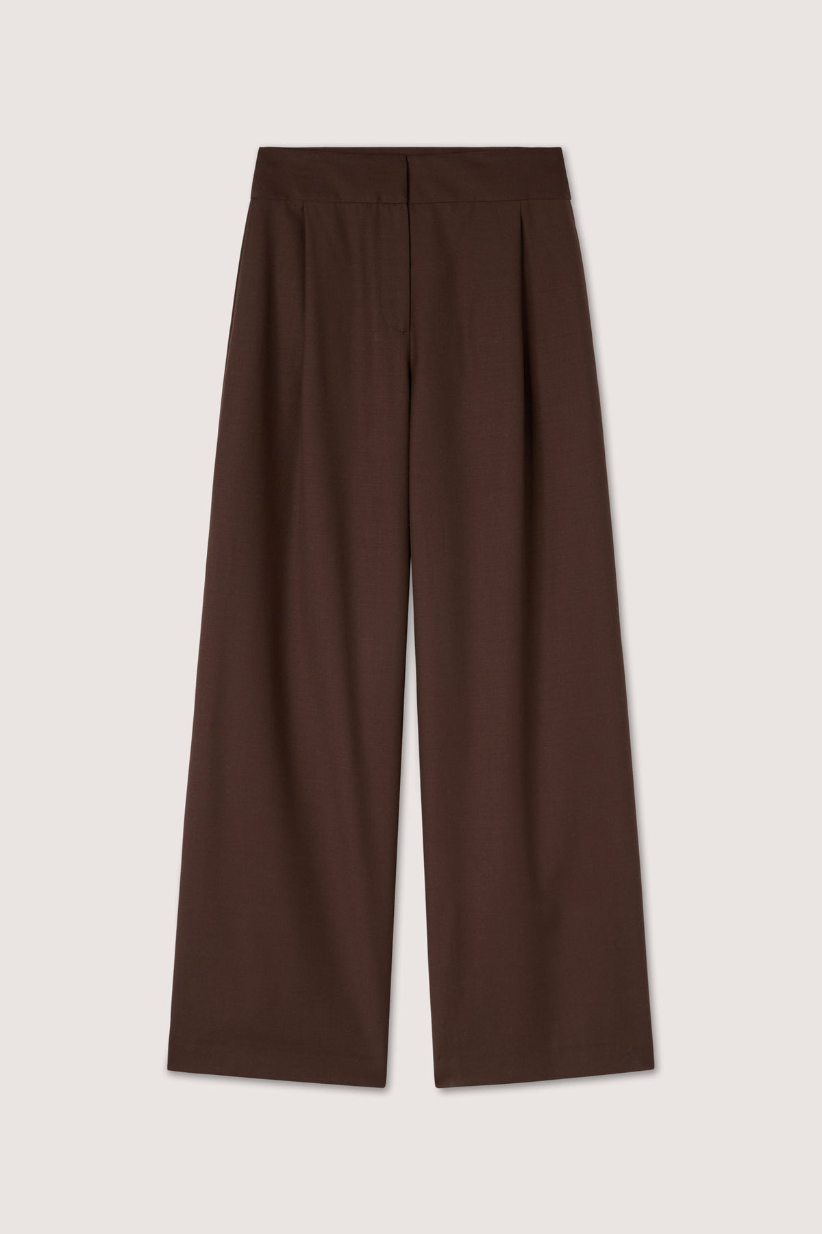 Pantalone palazzo in misto lana 1|28fe782e7734412f9f7de86280695f4c54ef18ce634dbd0eb624971c18a5b8a8