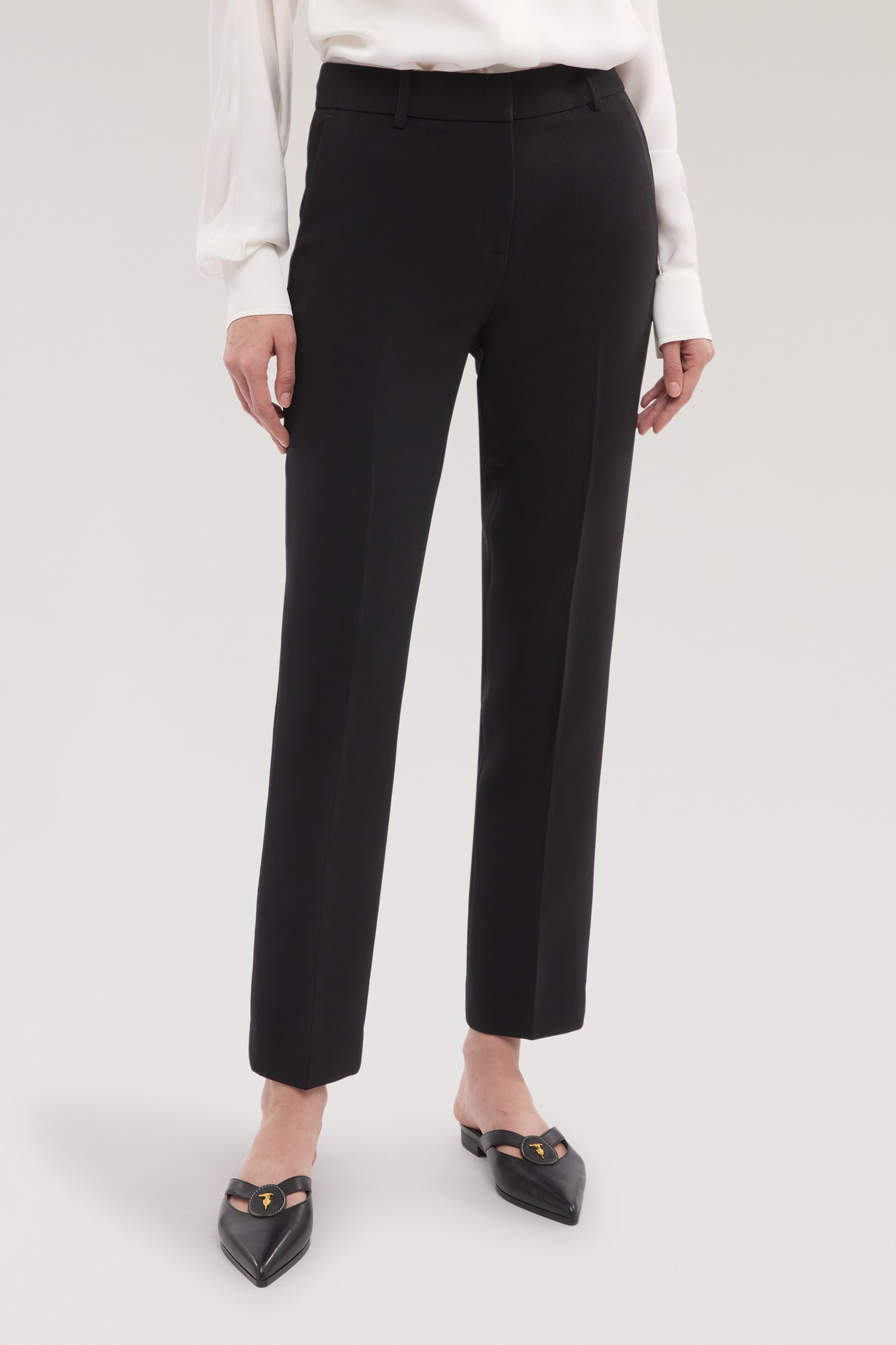Pantaloni sigaretta in cady  2|9c081fc5055c2ae6dceec1abdb761242eba918fa30043cdfb1a8312ed7319b30