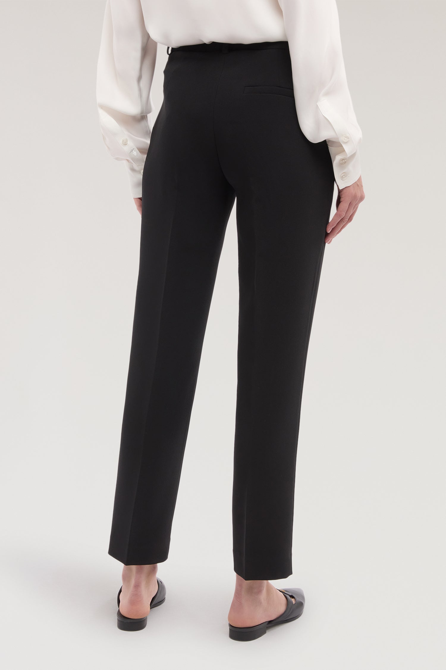 Pantaloni sigaretta in cady 3|27c3b7d28806c86456b2d554807255a3d7df536df7740486ab4a015dbfabbfb8