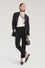 Cigarette trousers in cady fabric