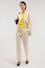 Cigarette trousers in cotton and linen