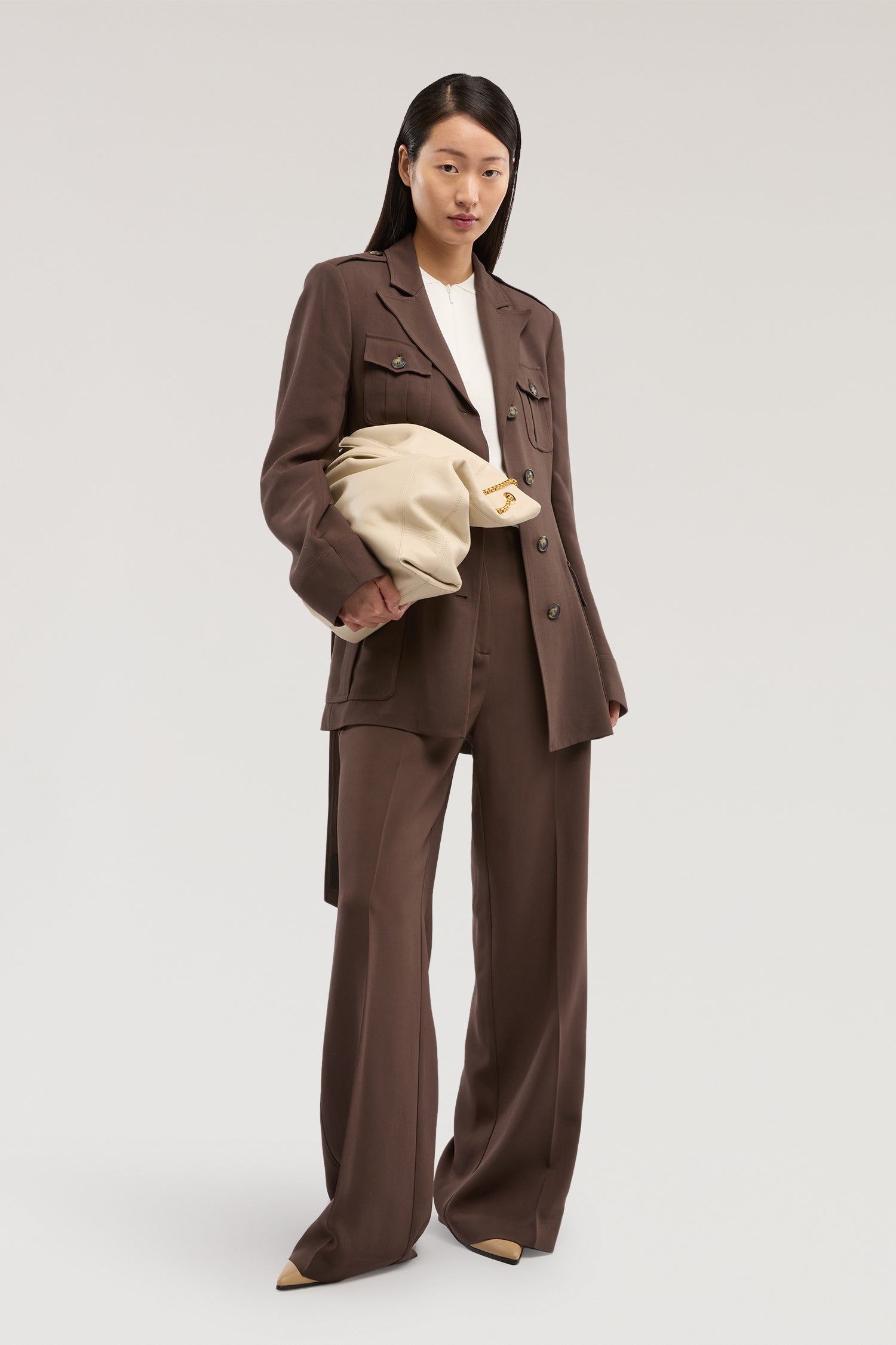 Pantaloni ampi in cady 1|98a1f07bffa9da6a7b6ceb47d790e06f24184bda8fa8d1eb97e07db567eea8eb