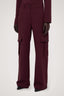 Pantalone palazzo cargo in tessuto 1