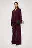 Pantalone palazzo cargo in tessuto 4