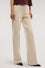 Palazzo trousers in cotton and linen