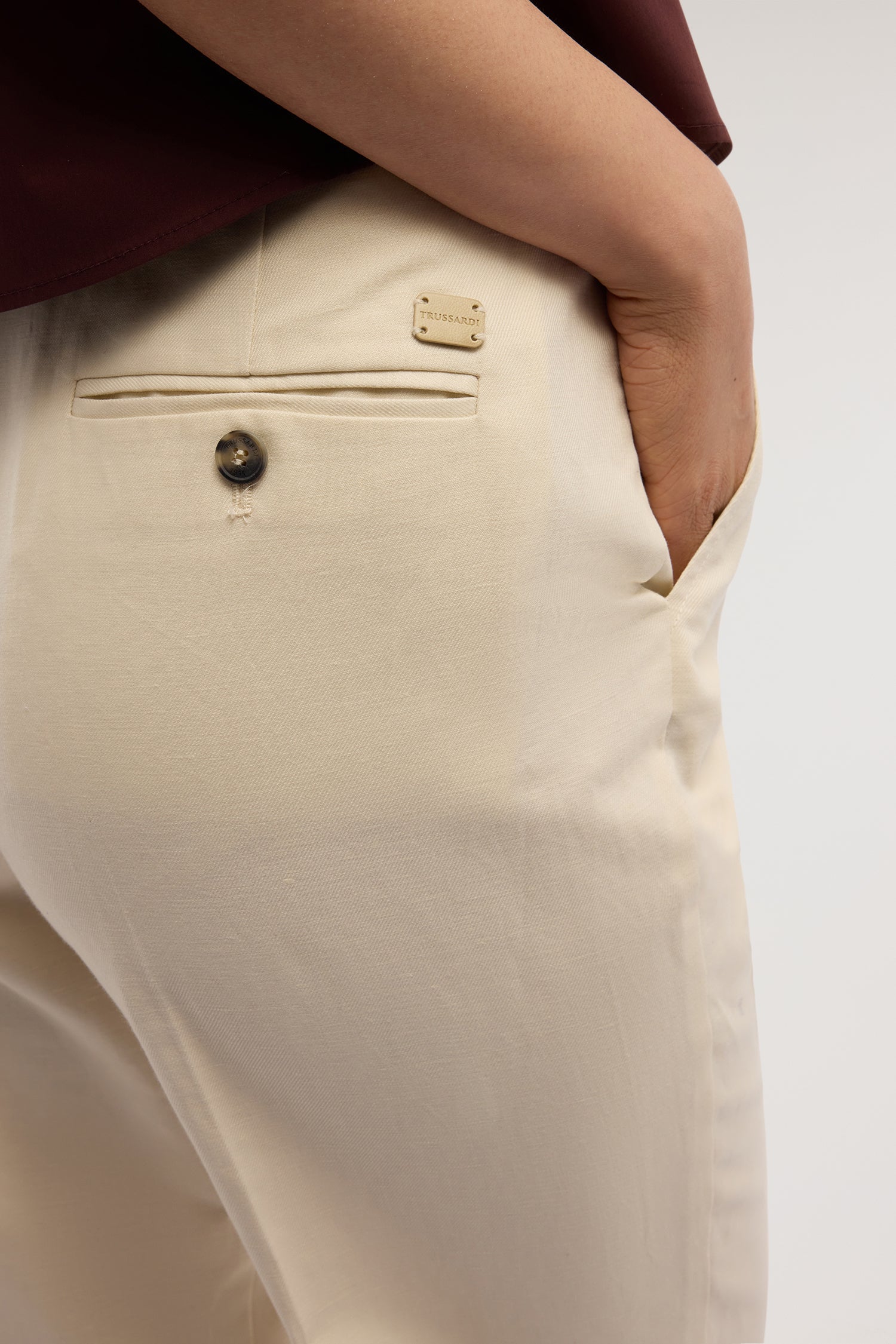 Pantaloni palazzo in cotone e lino 3|e65eadb270e8b32723bca03ff5410f9eb7444f8c46c281cbb7fe7ca61fbe4579