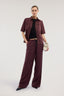 Pantaloni palazzo in twill di viscosa 1
