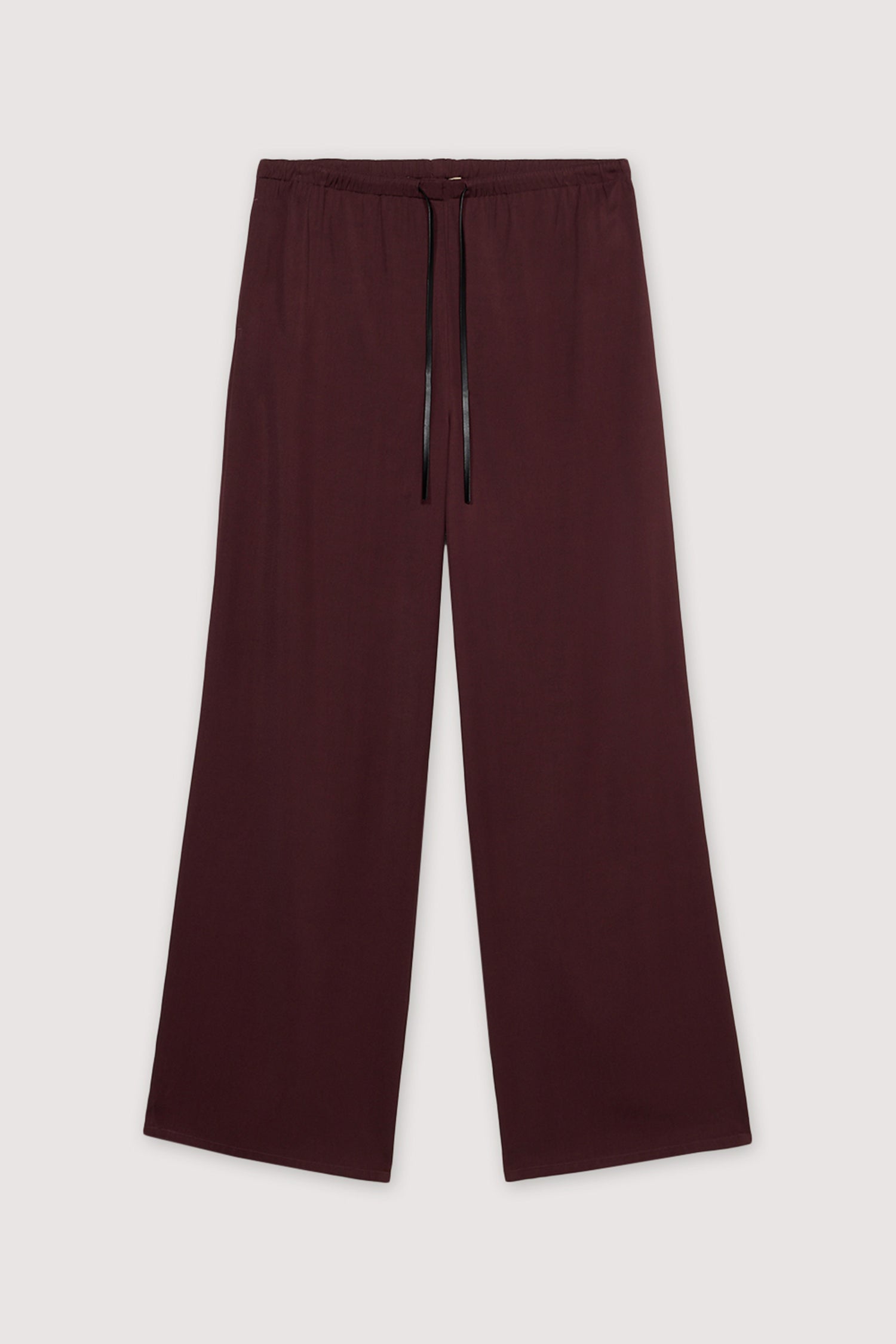 Pantaloni palazzo in twill di viscosa 5|0fed4e80b5863ac24bfdeb3e8802576ea677cf271b795e7255a6c8f1258d5ba0