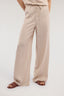 Pantaloni ampi con stampa in twill viscosa 1