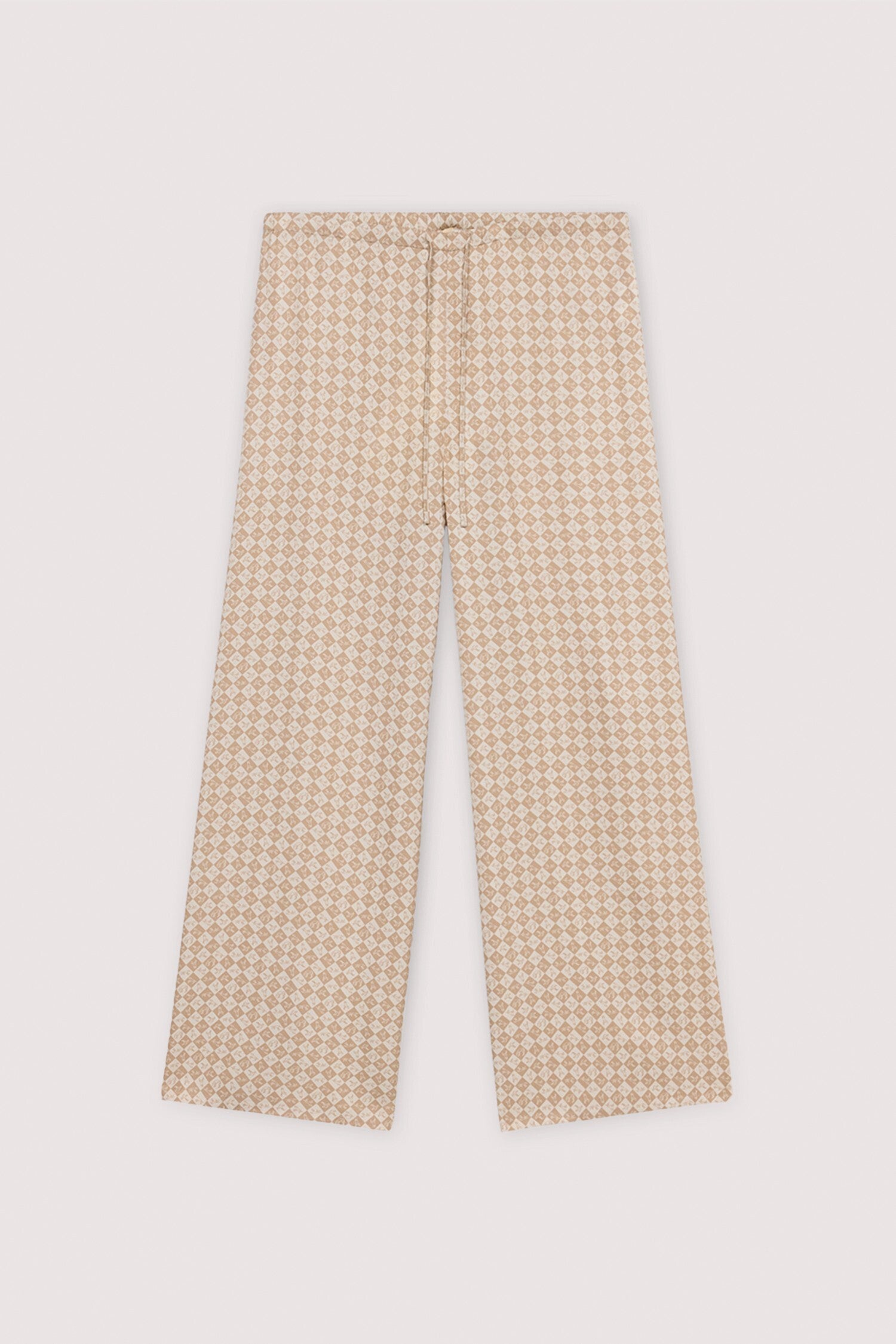 Pantaloni ampi con stampa in twill viscosa 5|60d69fcd653182c364fcadfdd4062ba5d7668bdfd129cccfd96ae0eeb9abab6b