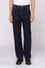 5-pocket 390 straight-fit denim-effect suede jeans