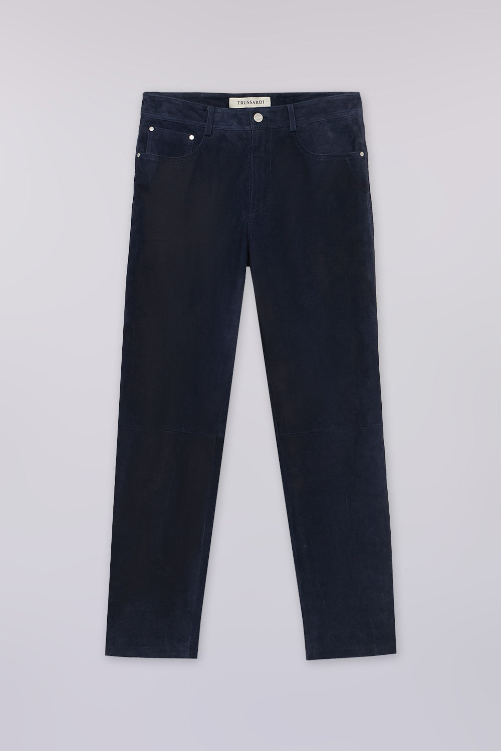 Pantaloni Straight 390 5 tasche in suede effetto denim 5|6b092c82846de5f365029e0a9120e2bfe6e9179300e6d5cbfde972b2e1d6bb0b