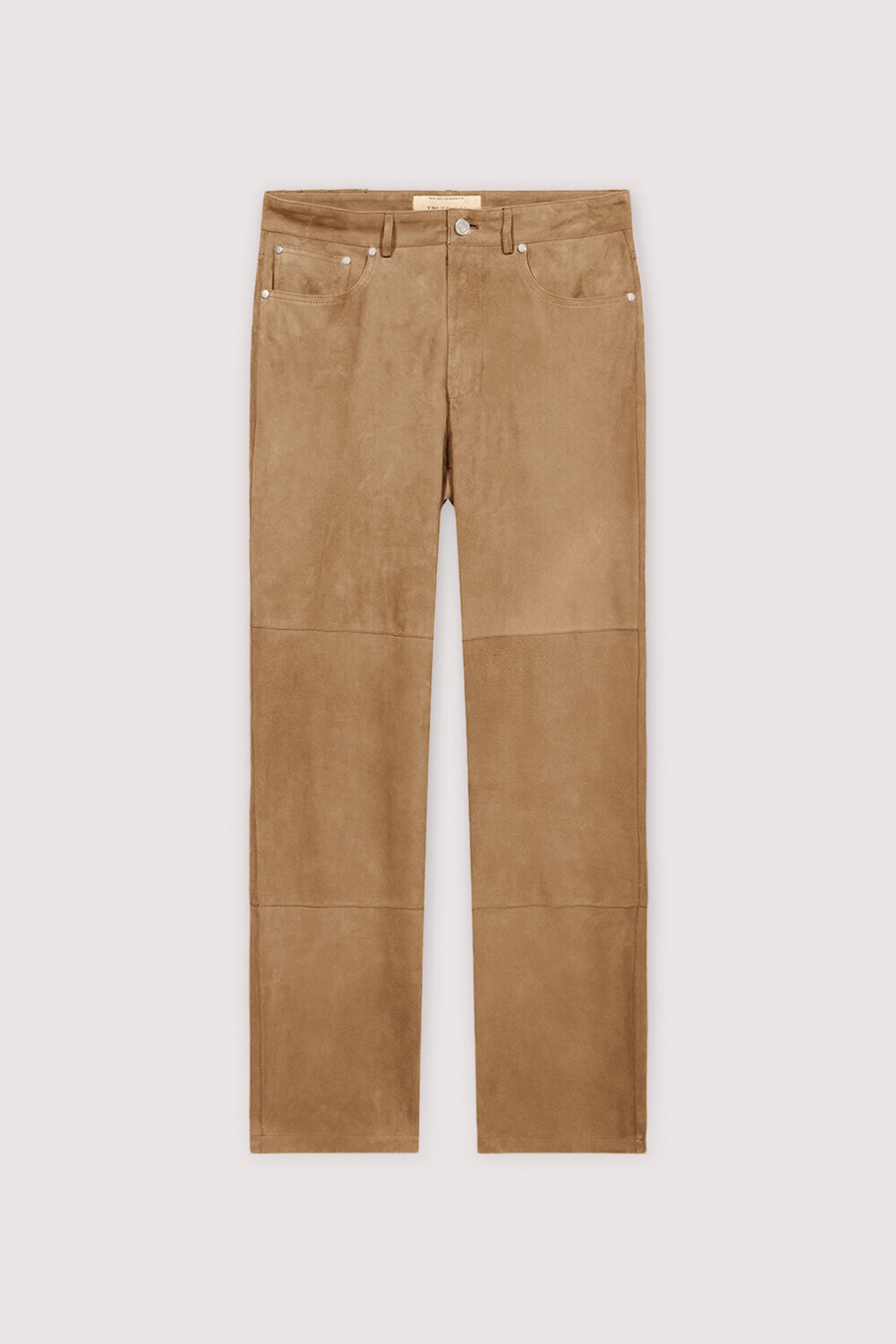 Pantaloni 5 tasche straight fit in suede 6|d34929eaeeed1dcf030893c7b58129ba225fb98a4a444d1e0adb256189b1ee15