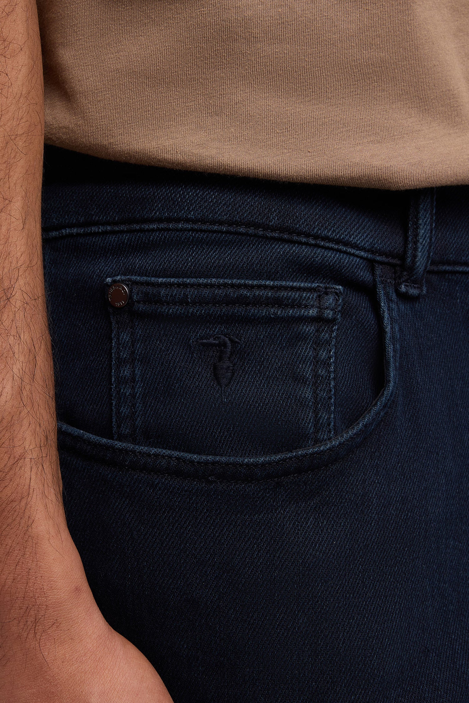 380 ICON Regular - Stonewashed denim jeans – Trussardi
