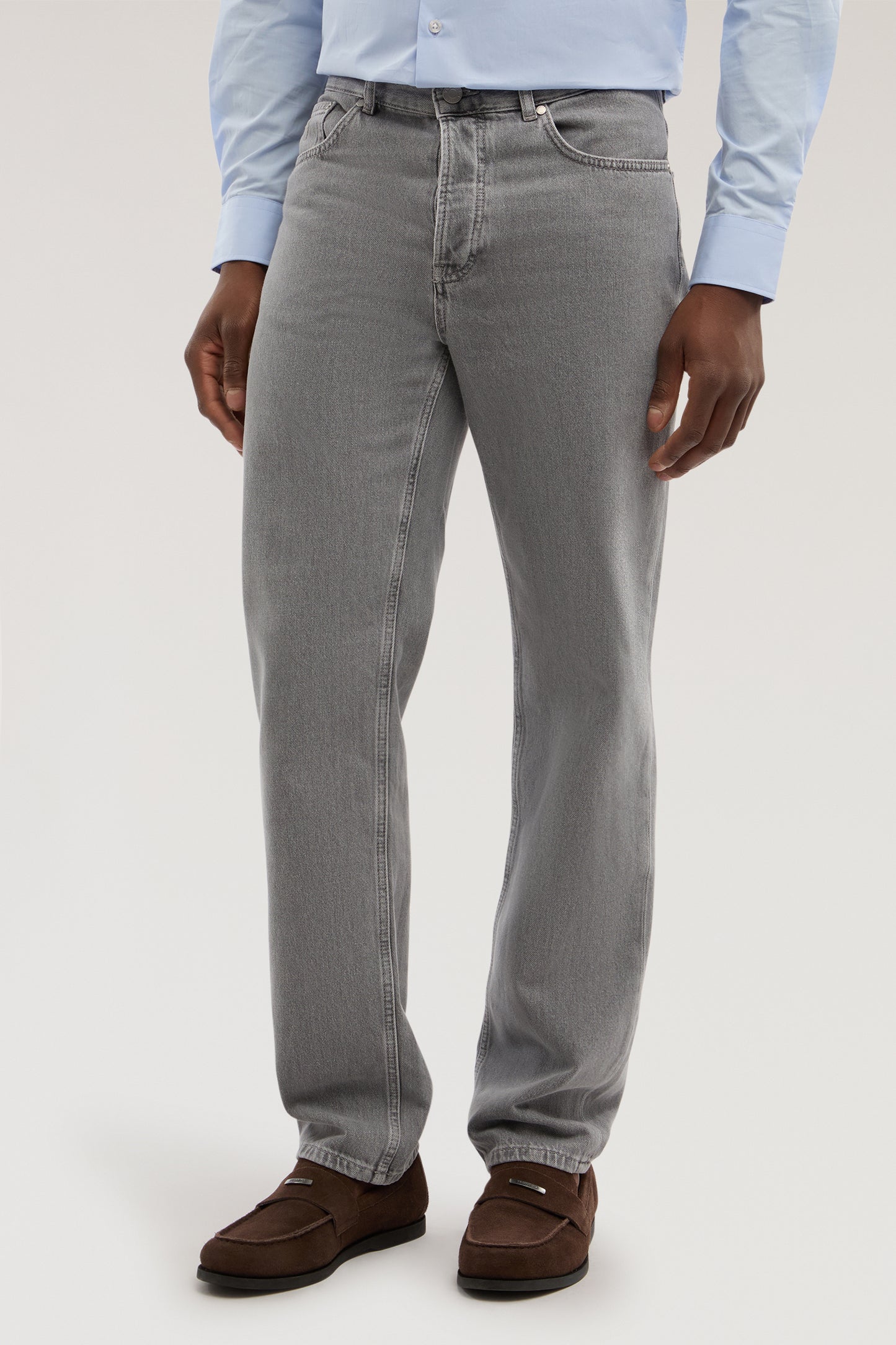 390 Straight – Jeans in Denim di Cotone 1|b9ade5114cbf2257e6da753cc5ad099ffa500a2353b025079879760ad1c95db8