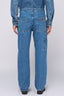 Jeans workwear 391 in denim stone washed 2