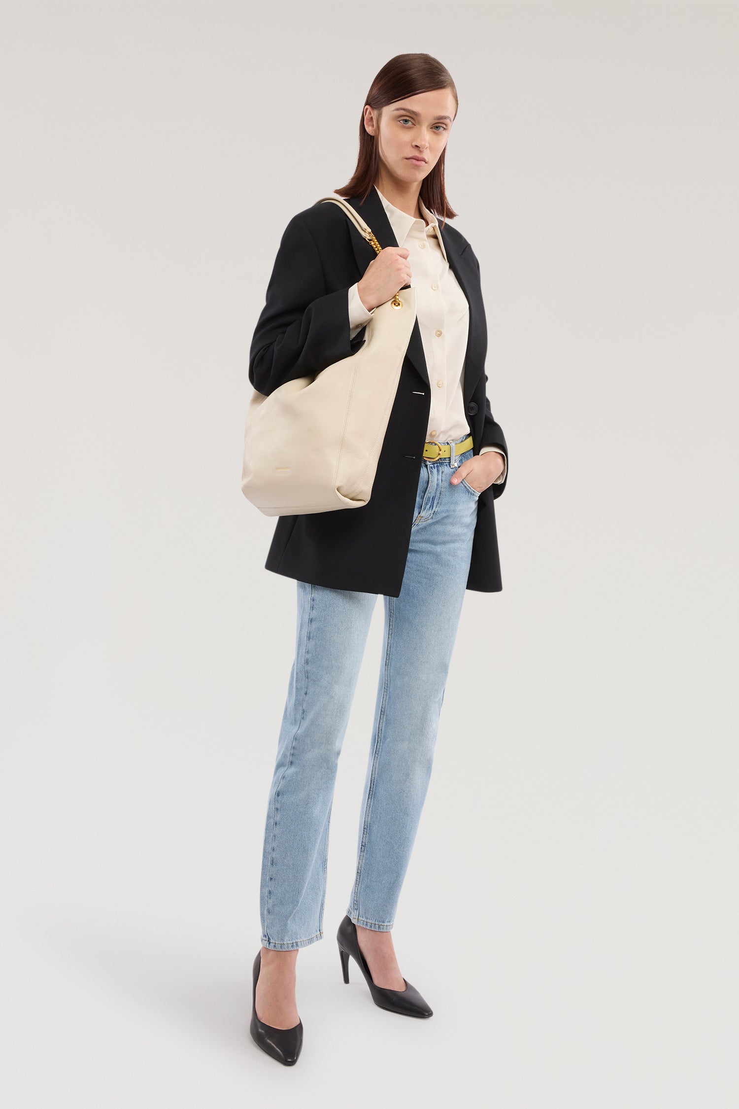 190 Straight – Jeans in Denim di Cotone 4|27cb23c8cd654570f82240442fd17edfd80fee9513f6282d3aaad5001137a1ea