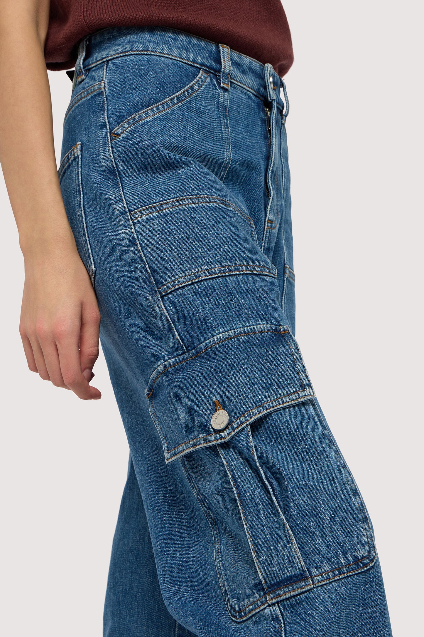 Jeans cargo 192 in denim stonewashed 3|655eaaa70f1ce988bc2c2e622edc646b827bedd9d93df7295d4df6c3de475859