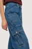 Jeans cargo 192 in denim stonewashed 3