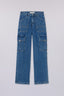 Jeans cargo 192 in denim stonewashed 5