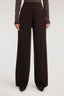 Pantalone palazzo in maglia misto cashmere 3