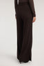 Pantalone palazzo in maglia misto cashmere 4