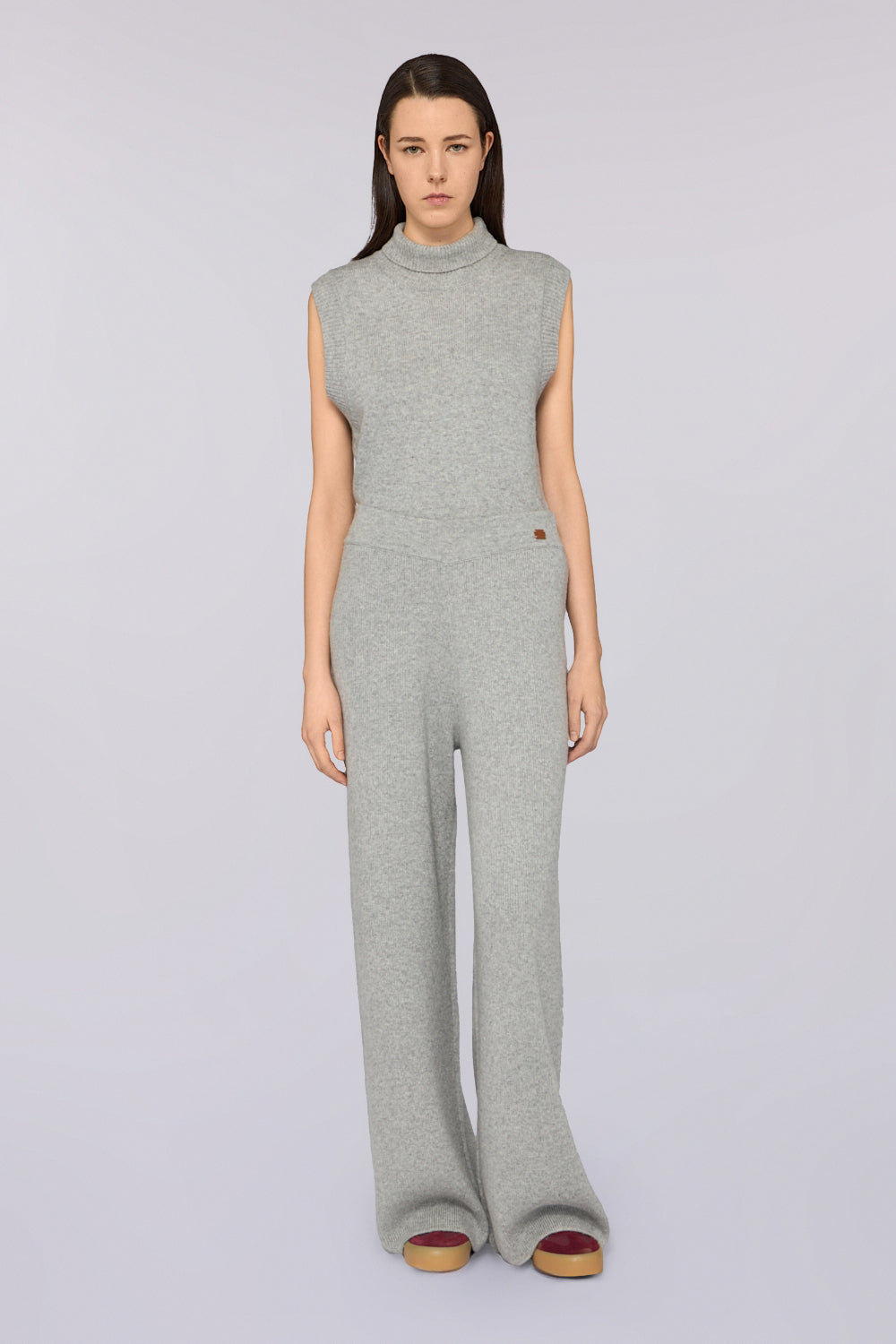 Pantalone palazzo in misto lana 1|e8648748a5a5c220f43f6feab7429636cfcf00ecbbb40712ffcd244a4e9cbe5a