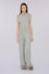 Wide-leg wool-blend trousers