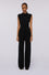Wide-leg wool-blend trousers