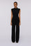 Wide-leg wool-blend trousers