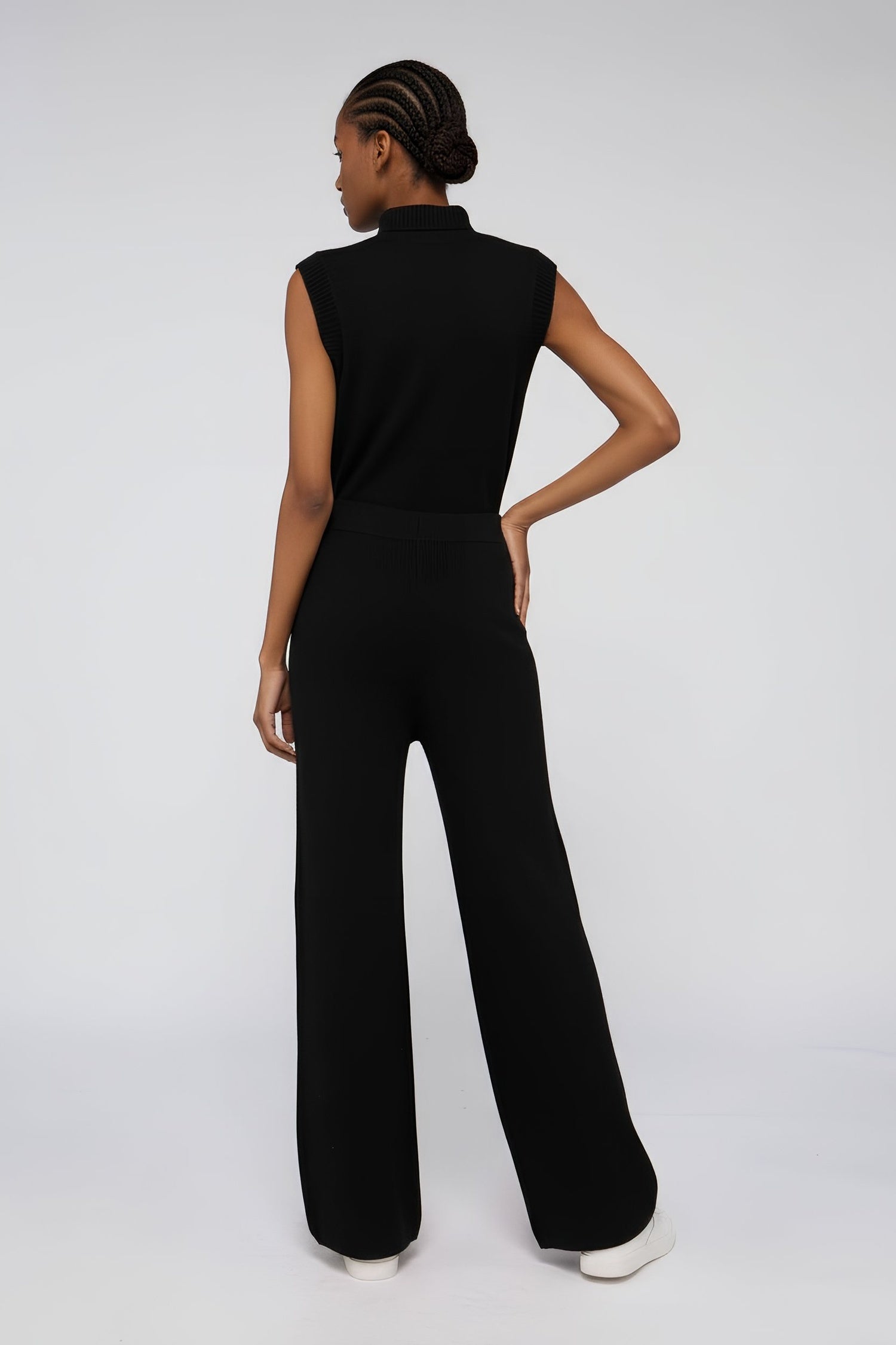 Pantalone palazzo in misto lana 2|95154a8da476d71d591324a2644ed13dc4495475ed1c71888627dfa1c859191e