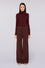 Wide-leg wool-blend trousers