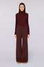 Pantalone palazzo in misto lana 1