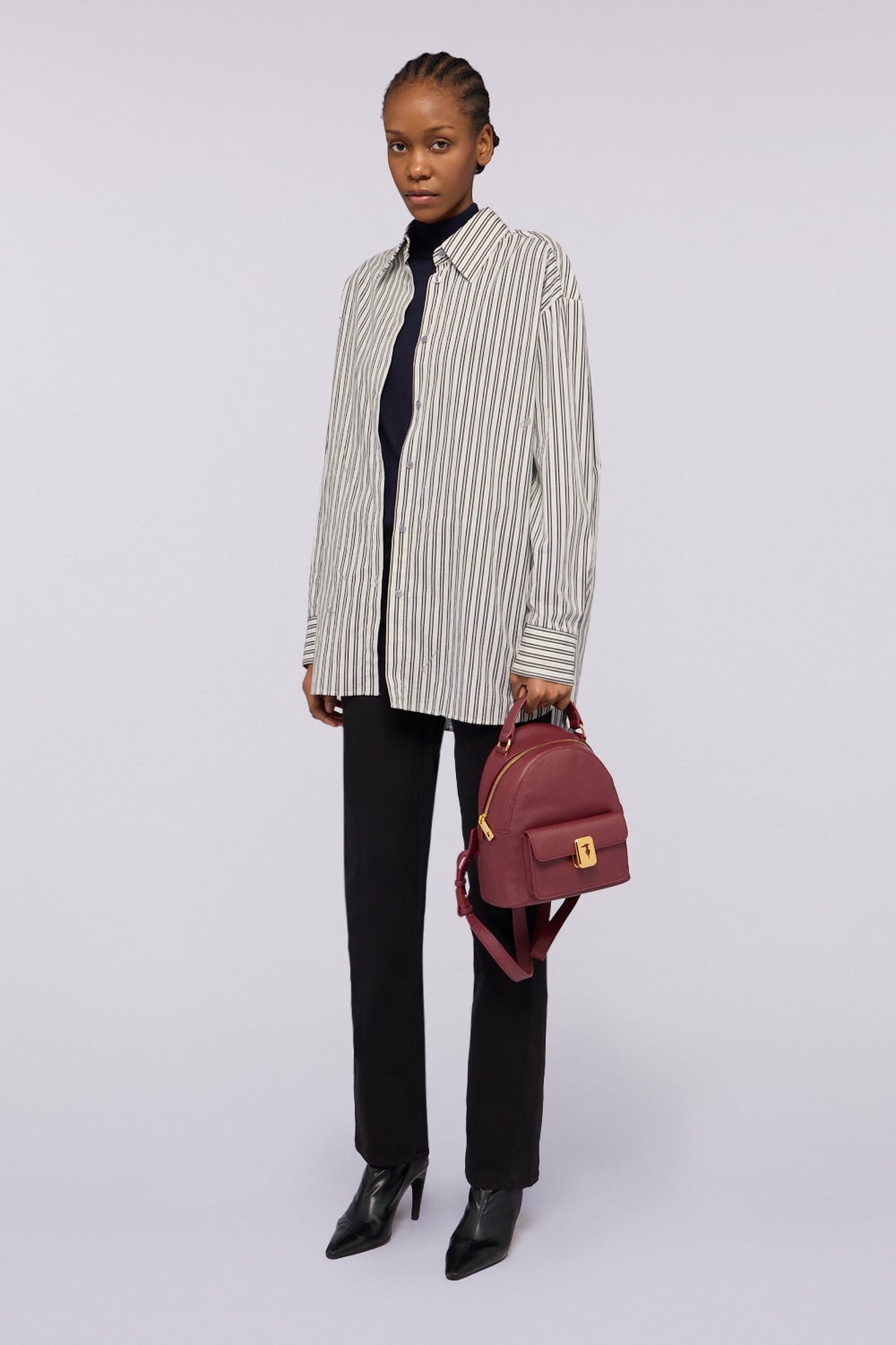 130 Slim - Pantalone 5 tasche in gabardina stretch 4|521f3b7db85f1f2bc1f8f825284b3dfd7847957e4ae9827af9d92556f7e10d3c