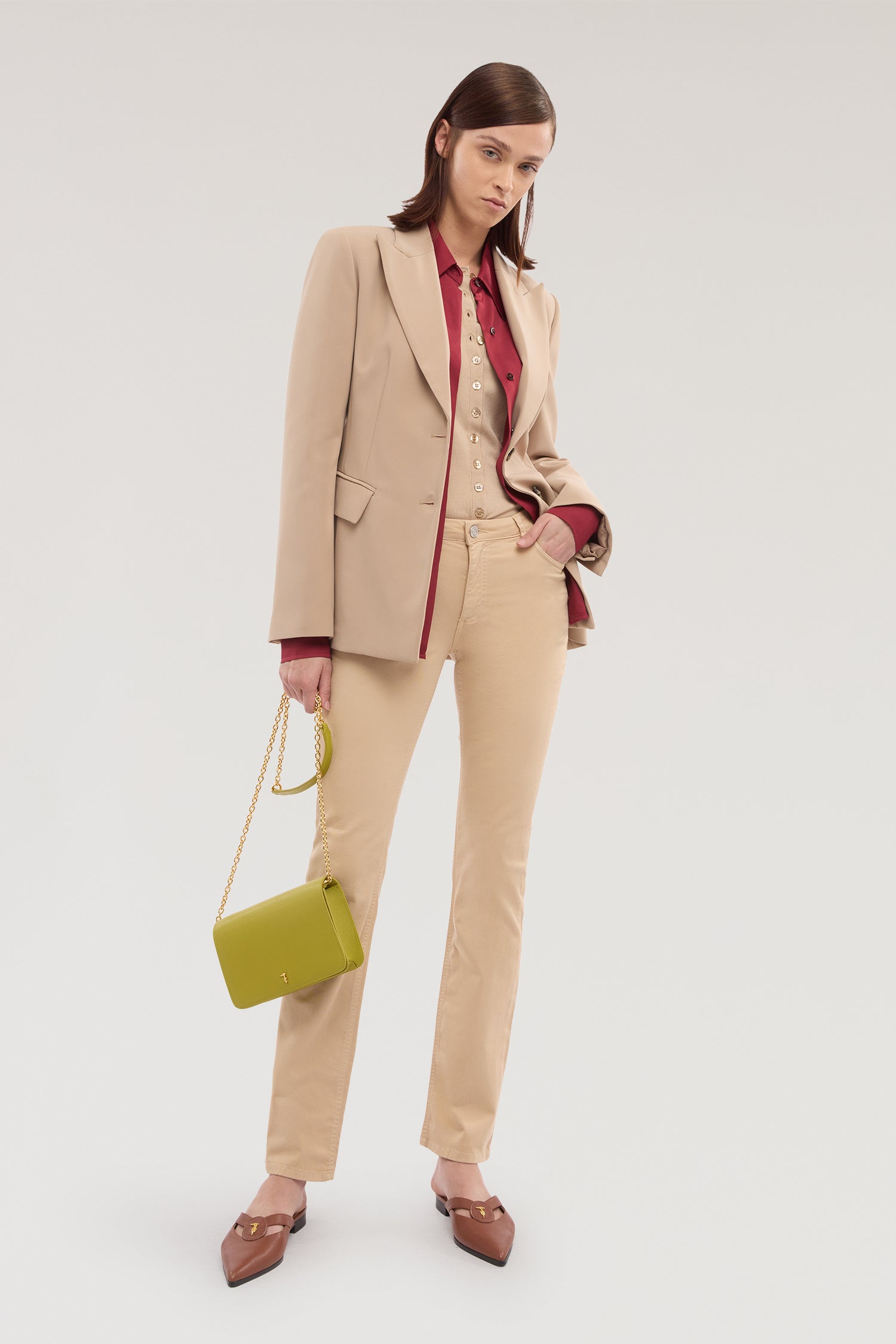 5 tasche Slim 130 in gabardina  4|96ebea4faf9256c22b4bfeeec983d8abada7019c8561edeb7f9e1638be6dd138