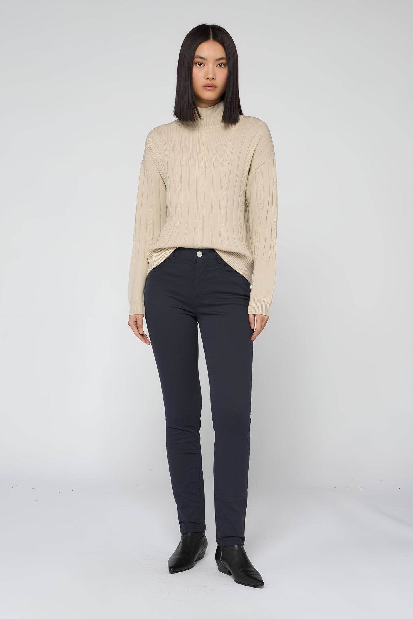 5 tasche The Skinny 105 in gabardina stretch 1|ebdf5466ff5d02502f66836058002ca84bc023eeff1c325970fbc171c9afe894