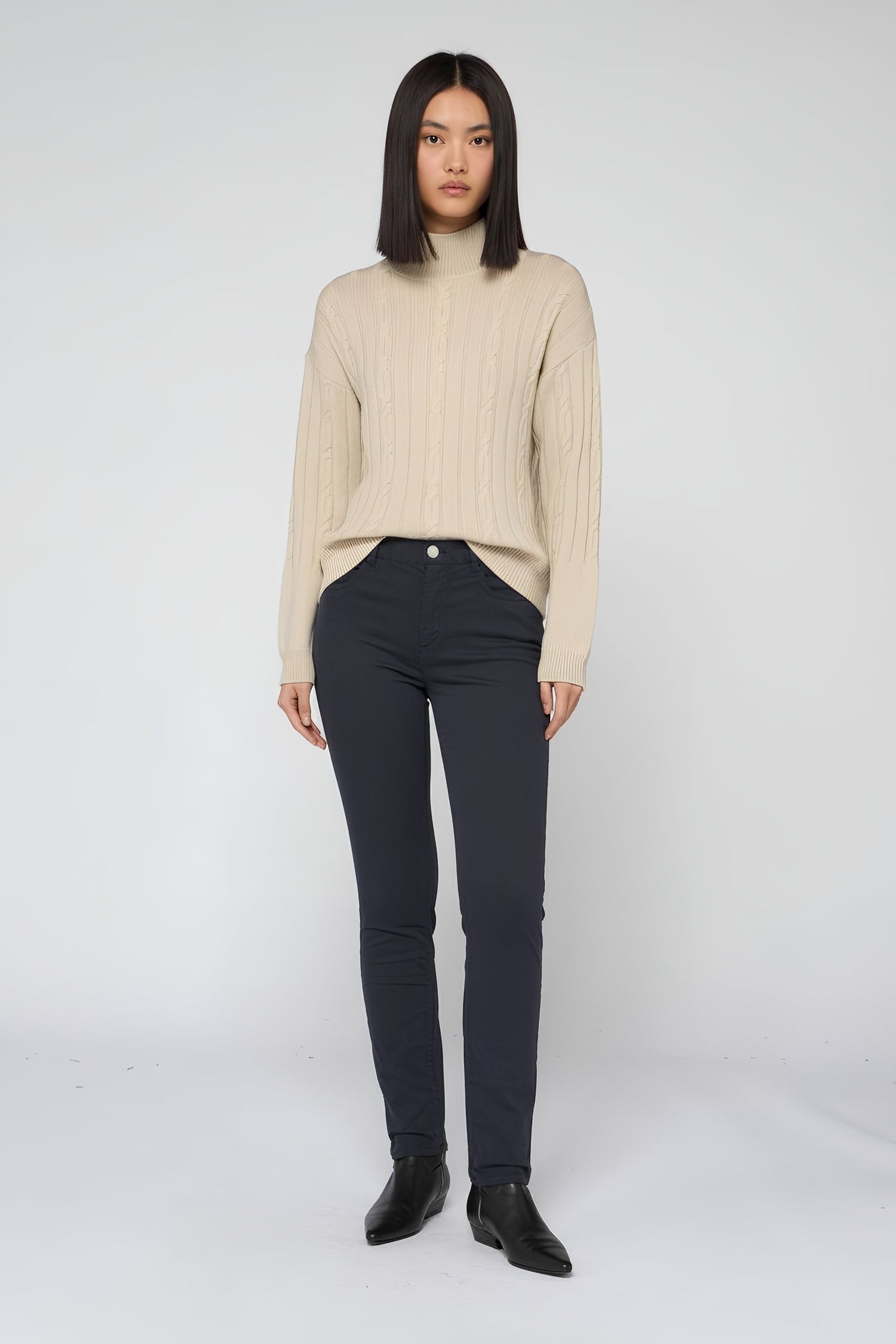 5 tasche The Skinny 105 in gabardina stretch 1|ebdf5466ff5d02502f66836058002ca84bc023eeff1c325970fbc171c9afe894