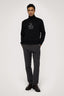 Chino aviator slim fit in cotone texturizzato 4