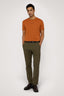 Chino aviator slim fit in cotone texturizzato 4