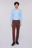 Chino aviator slim-fit in drill melange 1