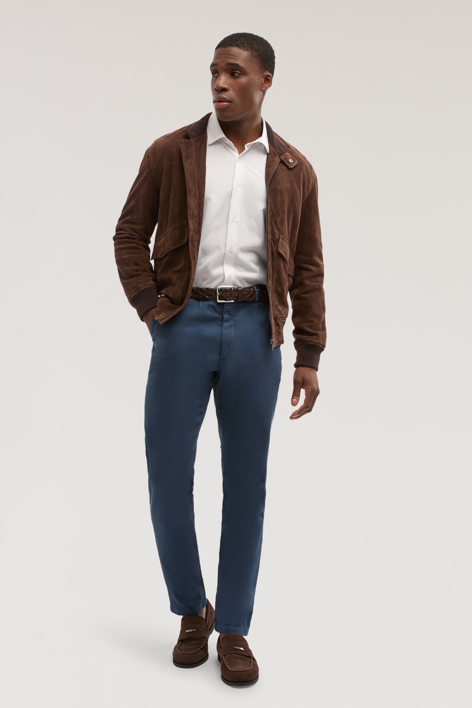 Chino Aviator 301 slim fit in cotone 4|58ef180584d2e6075833a9f5c04384b2bc81a8abb0c67fcec5e1779114e68b3d