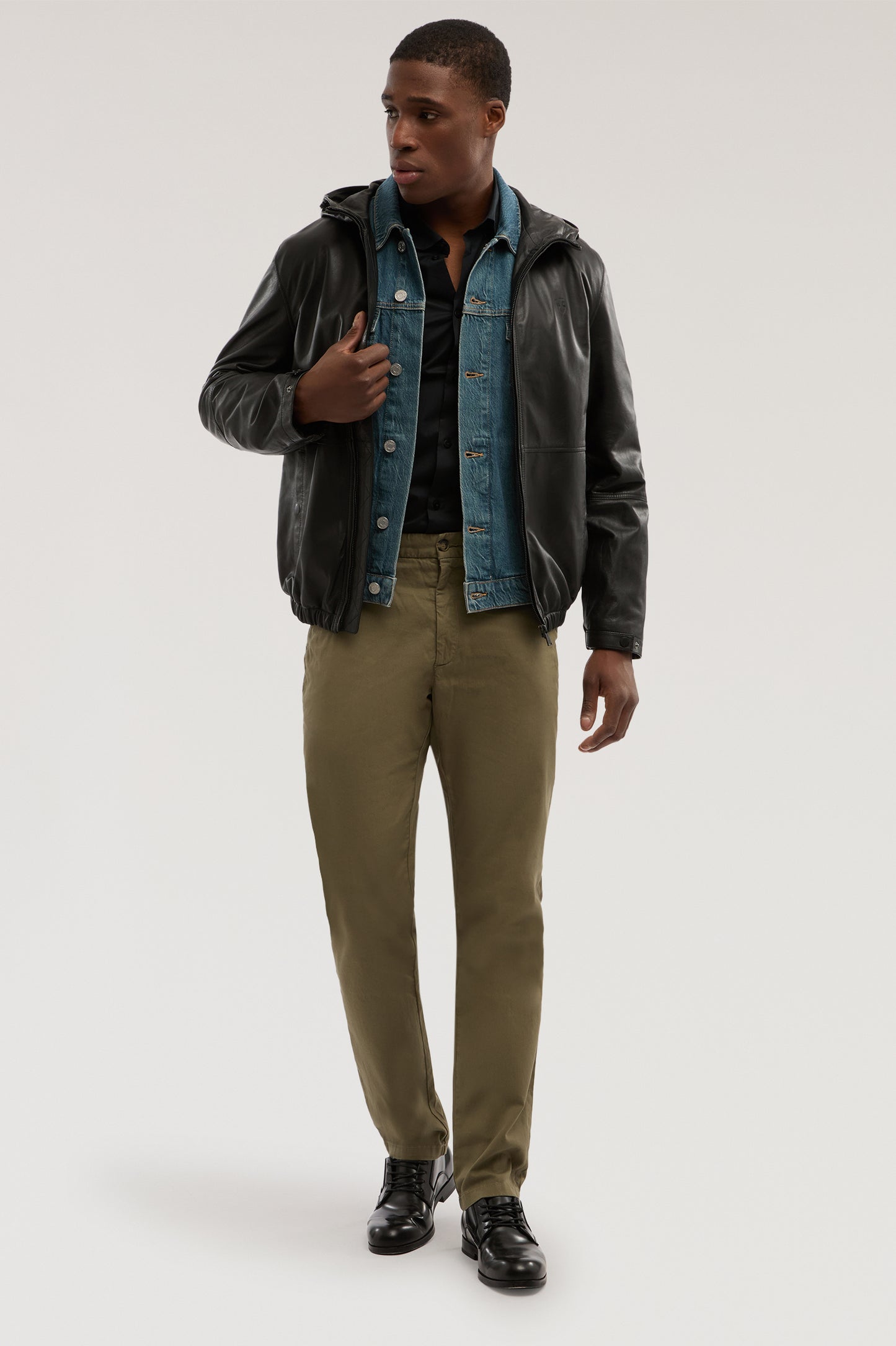 Chino Aviator 301 slim fit in cotone 4|498f3bd211da92d87e3358ef234fc68784bf1df85f7ea323304c09c2b29a3a2b