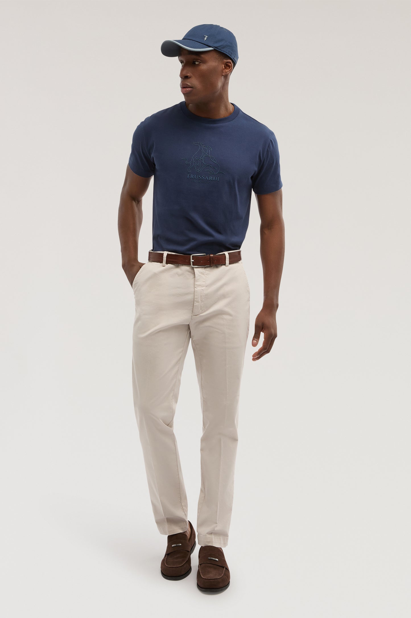 Chino Aviator 301 slim fit in gabardina 4|f6496bd8f59d3782e1277b99fe2bf94c66d8b5c44b85f7e80dbc6900c9990249