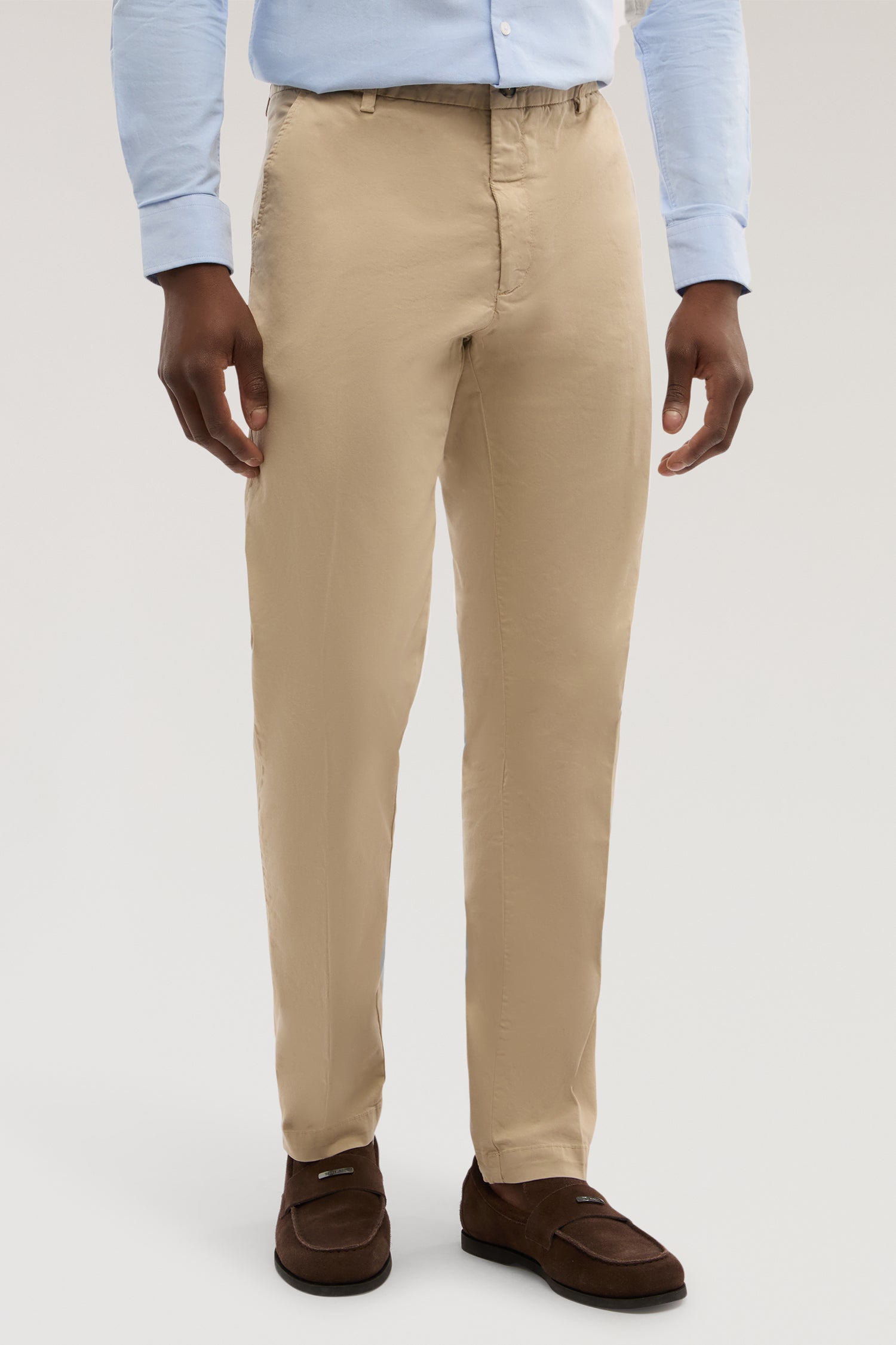 Chino Aviator 301 slim fit in gabardina  1|f104108999ef3cd3453581181065210c42a253a462d56b626e2320629b67a924