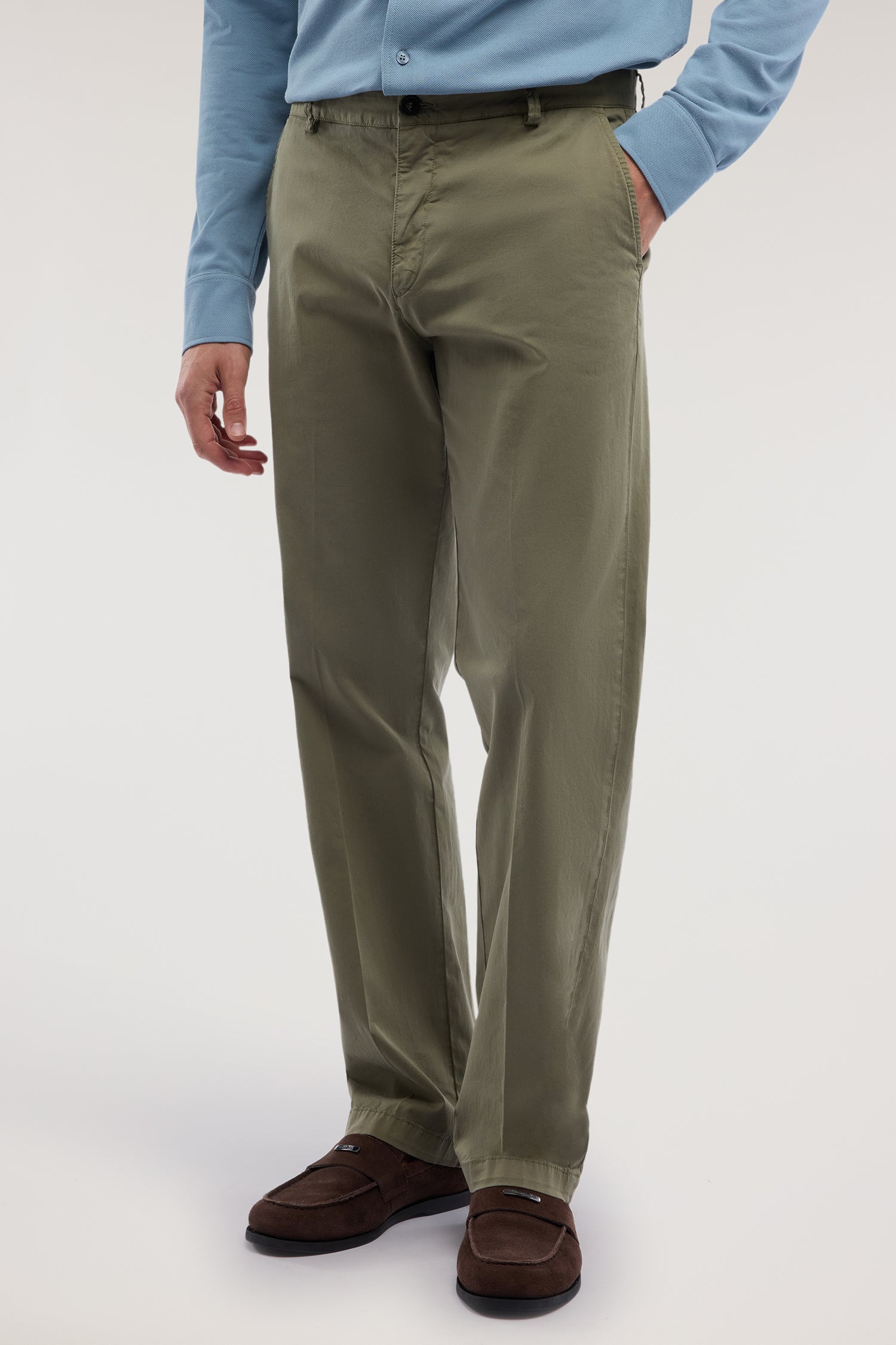 Chino Regular 302 in drill leggero 1|1fb3bf8aef20a923cafa42563ef6bd0209beee81a06e01042110fdef858931d6