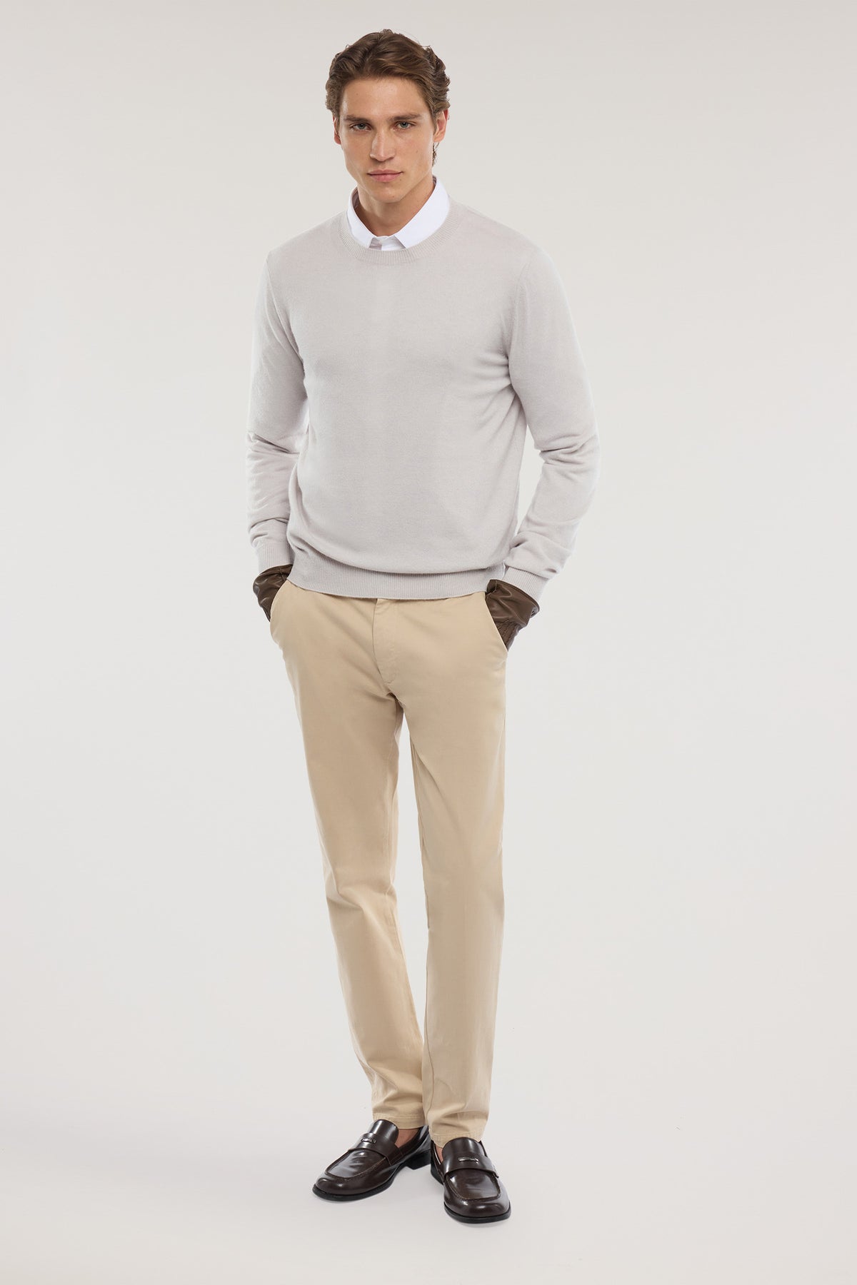 Pantaloni 301 Chino Aviator slim fit in gabardina stretch 7|838ff776b03b896855776a15aa82e10c8a1aa4a4382cb75188533e1d53bc522f