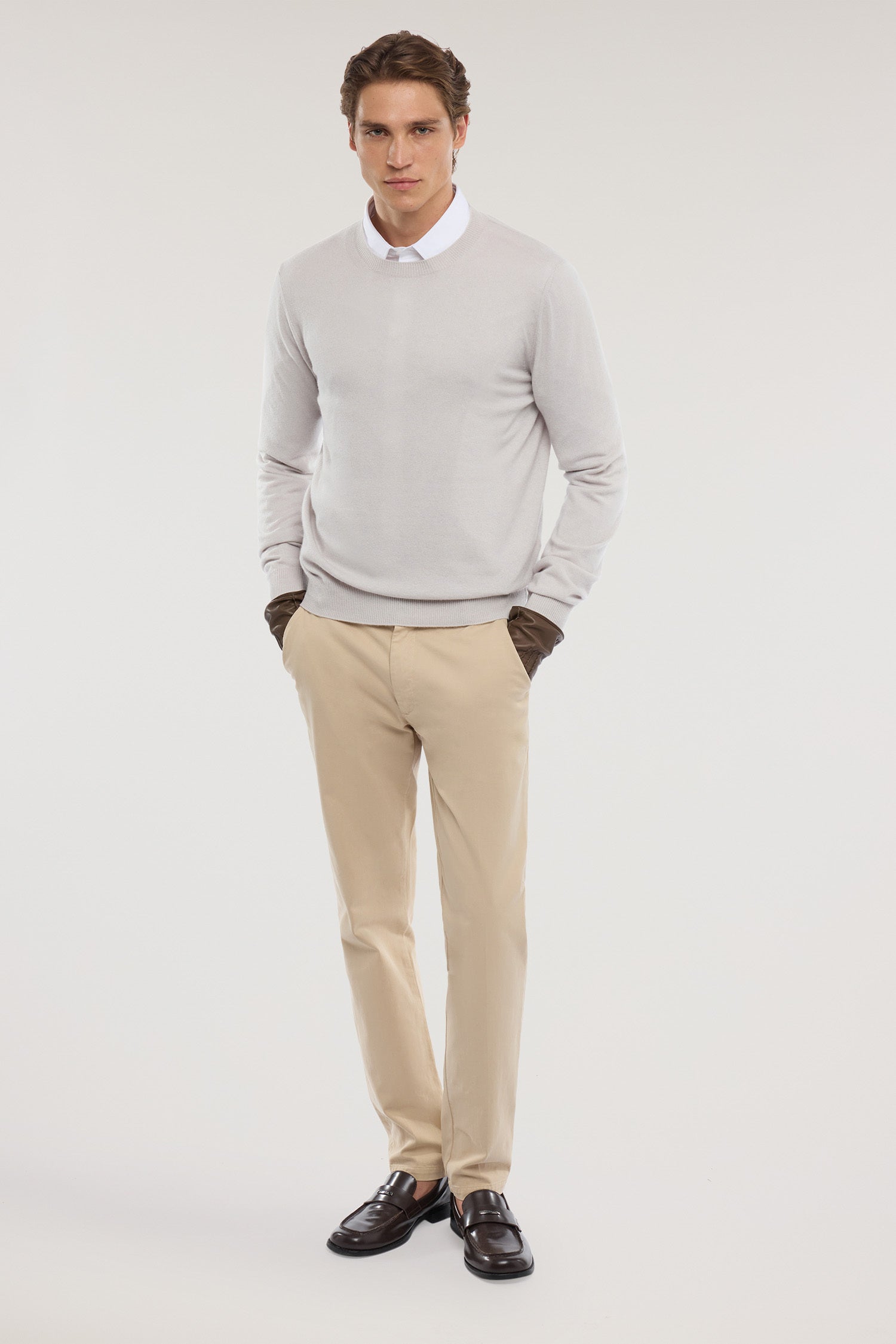 Pantaloni 301 Chino Aviator slim fit in gabardina stretch 7|838ff776b03b896855776a15aa82e10c8a1aa4a4382cb75188533e1d53bc522f