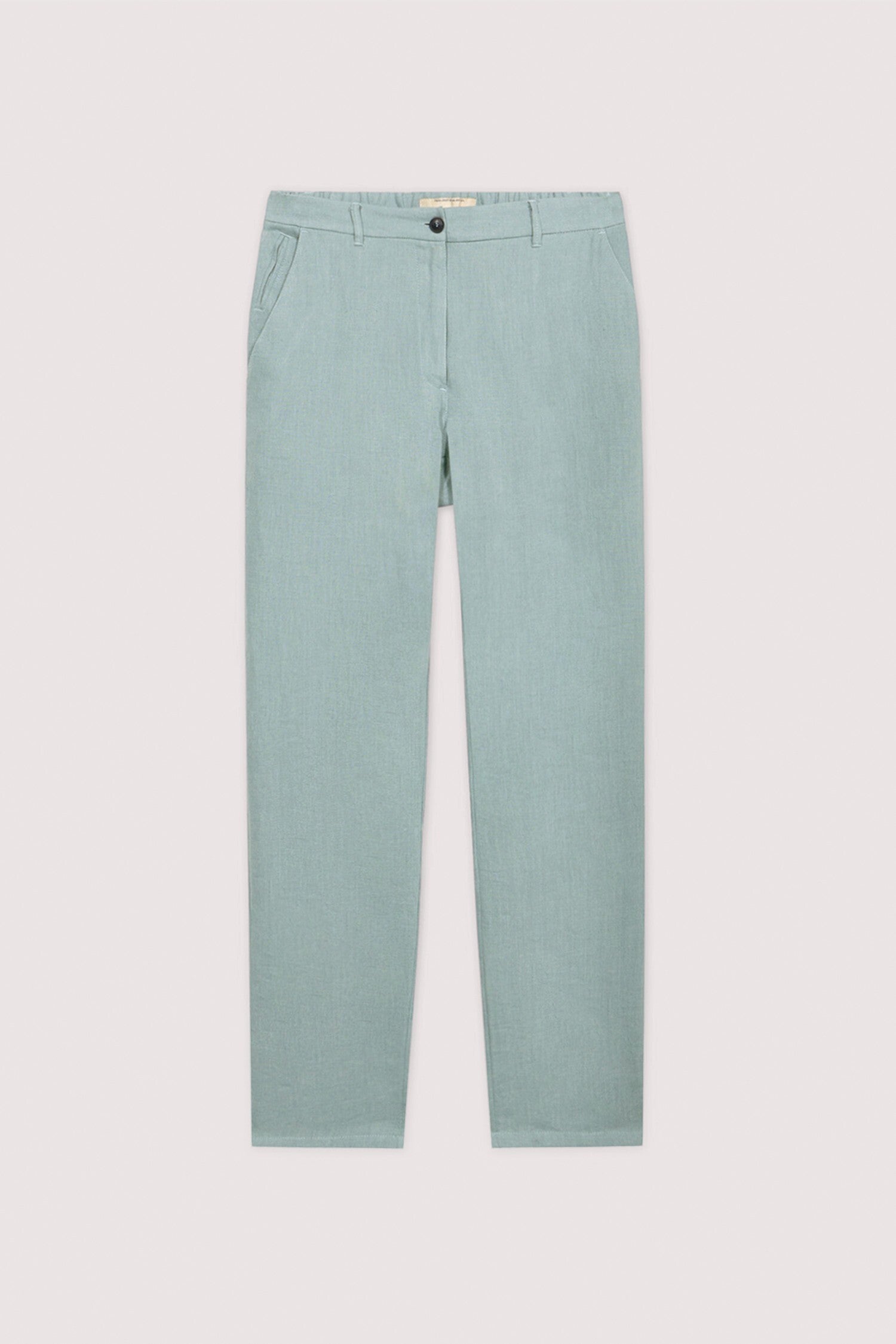 Chino con vita elastica in lino  5|cc96c04337fb266eaf9cdab0c4cc5e0520e4a98ca10ca5fb24f4141135e01436