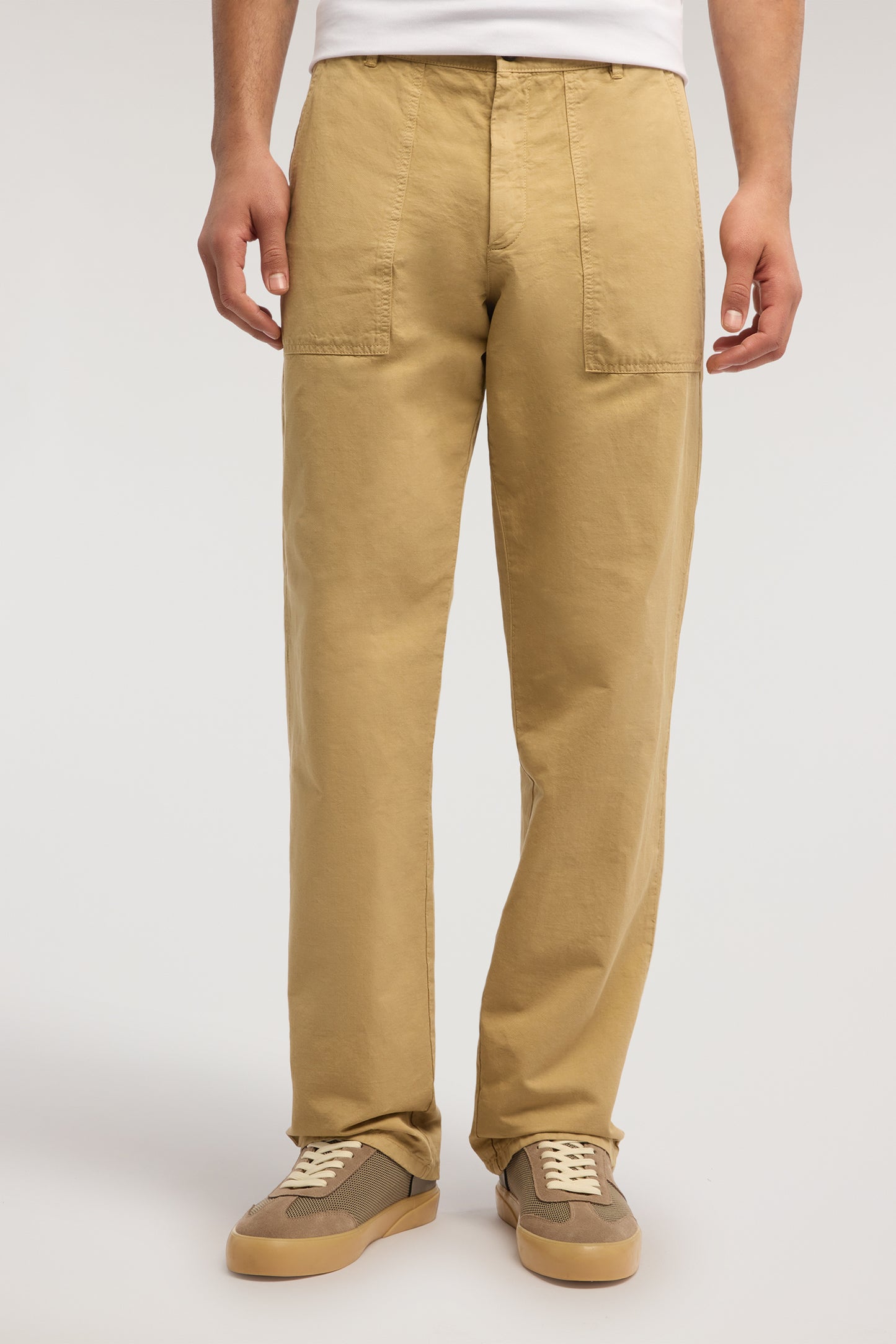 Pantaloni fatigue in misto lino 1|e66da4bdeb575b7a8ce8db3639d7c4c31cdffbf2cec9b5a28d391ccd5e8584fe
